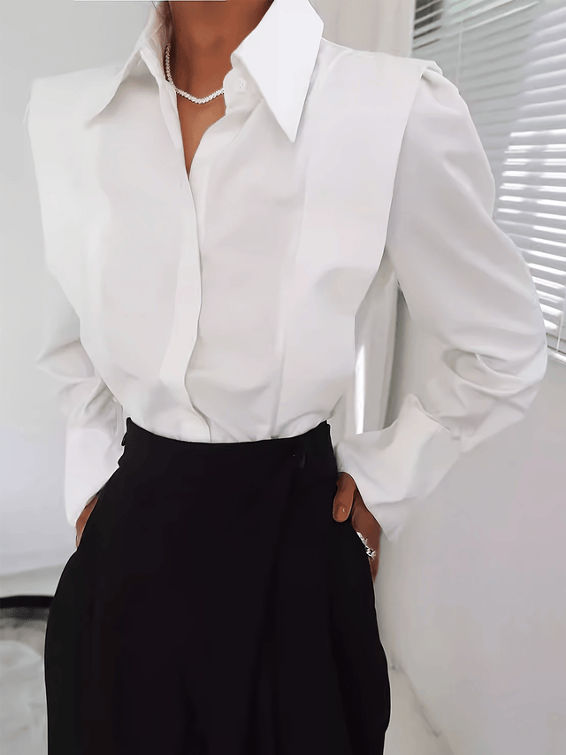Lorna | Elegancka Koszula Z Guzikami