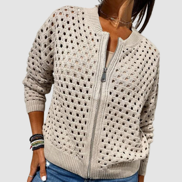 Phaedra | Premium Sweter z Dziurkami