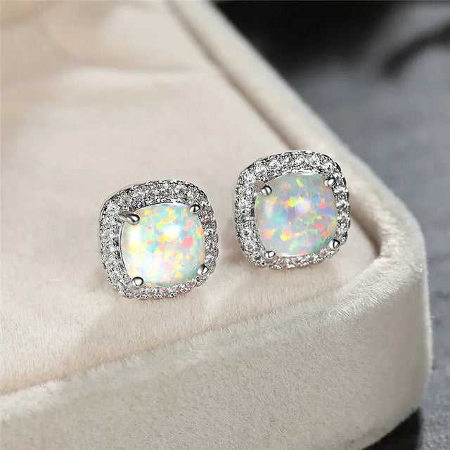 Rozmaryn | Kolczyki Sztyfty Halo Sparkle