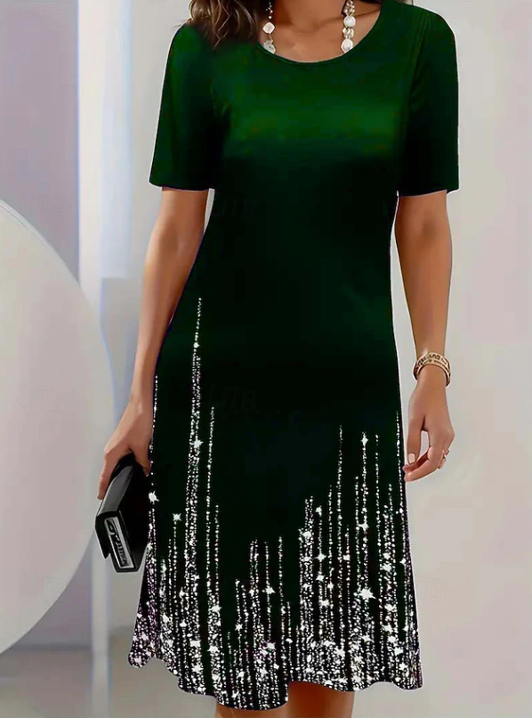 Selene | Elegancka Midi Sukienka Wieczorowa