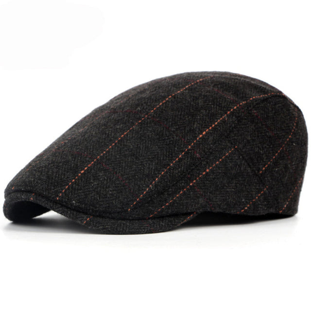 Edward | Dziedzictwo Kapelusz Flat Cap w Paski