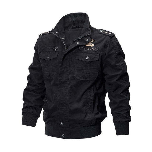 Franklin | Kurtka Bomber w Stylu Militarnym