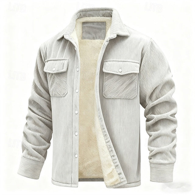 Dalton | Kurtka z Prążkowanej Fleece