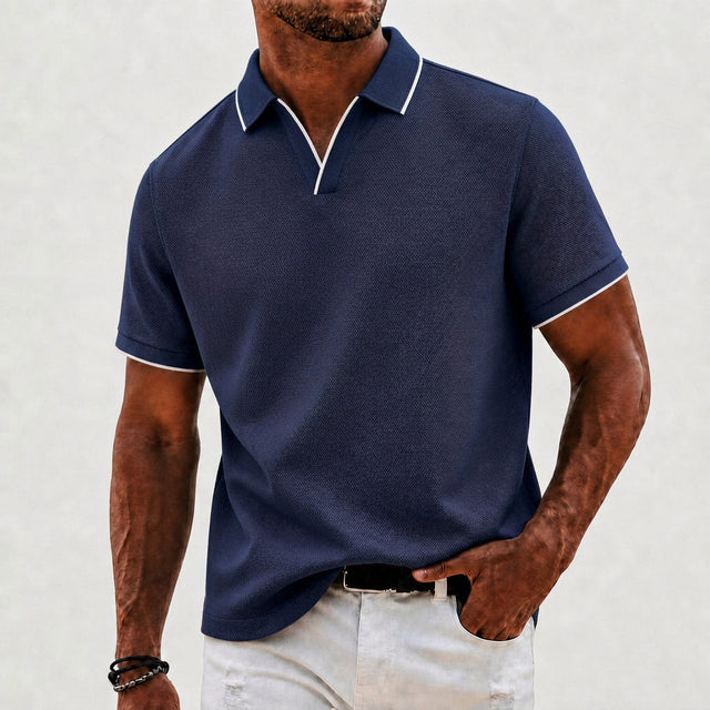 Zeke | Klasyczny Polo z Kołnierzykiem