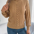 Heather | Sweter z teksturowanym splotem