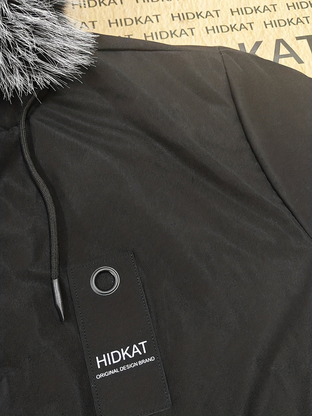 Gordon | Półdługa parka z kapturem