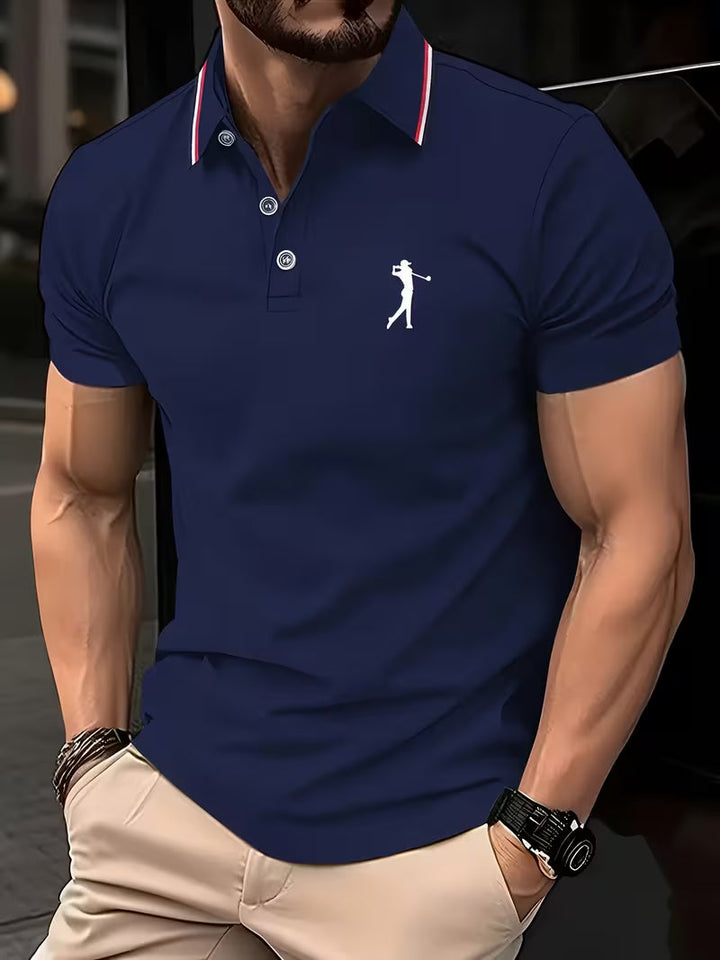 Laurence | Casual Koszulka Golfowa z Krótkim Rękawem