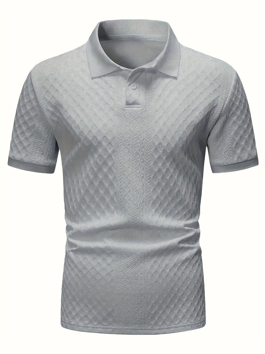 Harrington | Teksturowana koszulka polo do biura