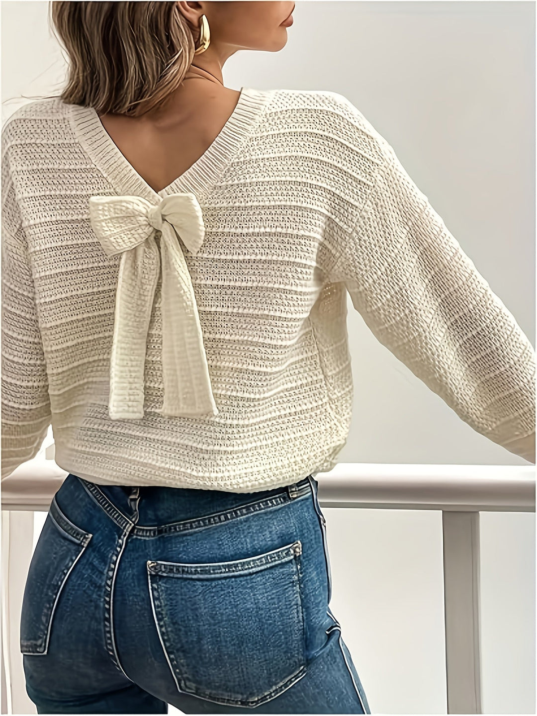 Marisol | Sweter z Kokardą