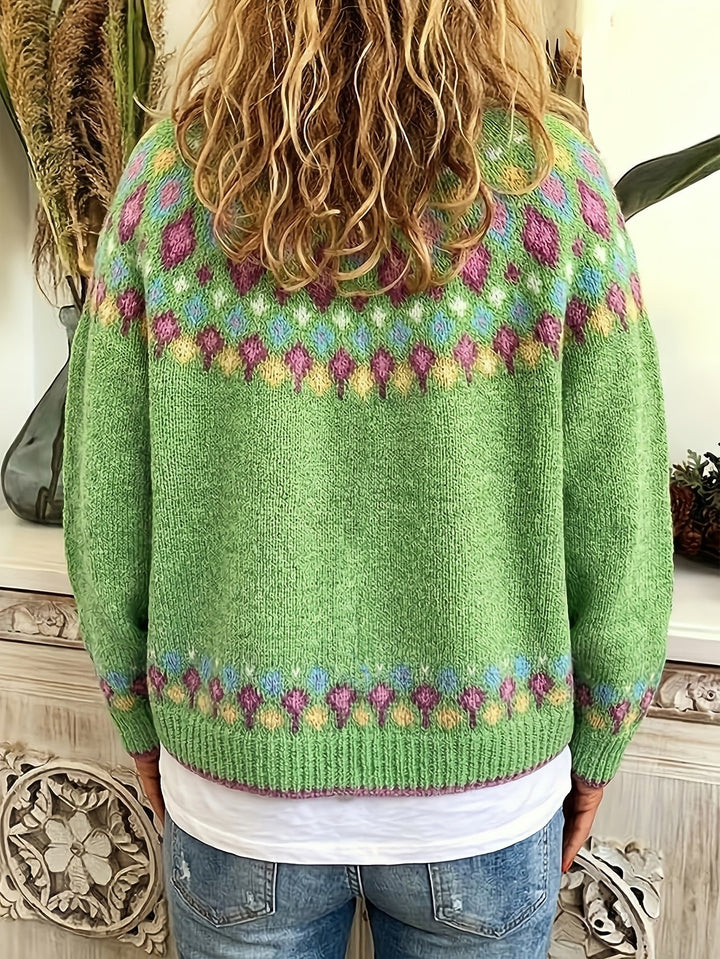 Maribel | Kardigan z dzianiny Fair Isle