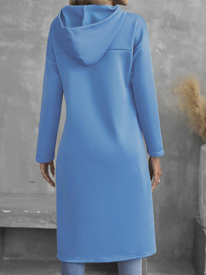 Faye | Luźna Bluza z Kapturem o Asymetrycznym Kroju