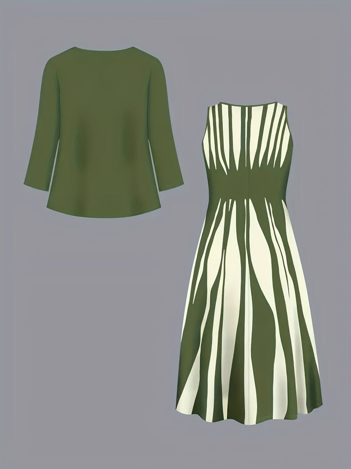 Ramona | Elegancki zestaw sukienek dwuczęściowych