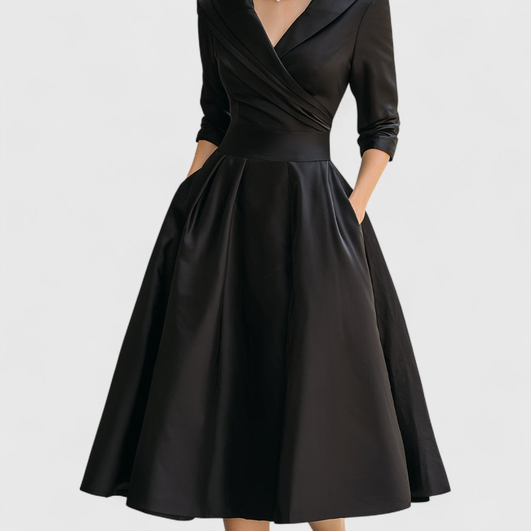 Millie | Elegancka Sukienka Midi o Graceful Silhouette