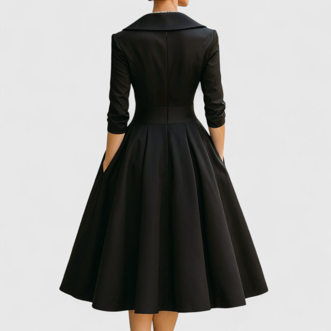 Millie | Elegancka Sukienka Midi o Graceful Silhouette