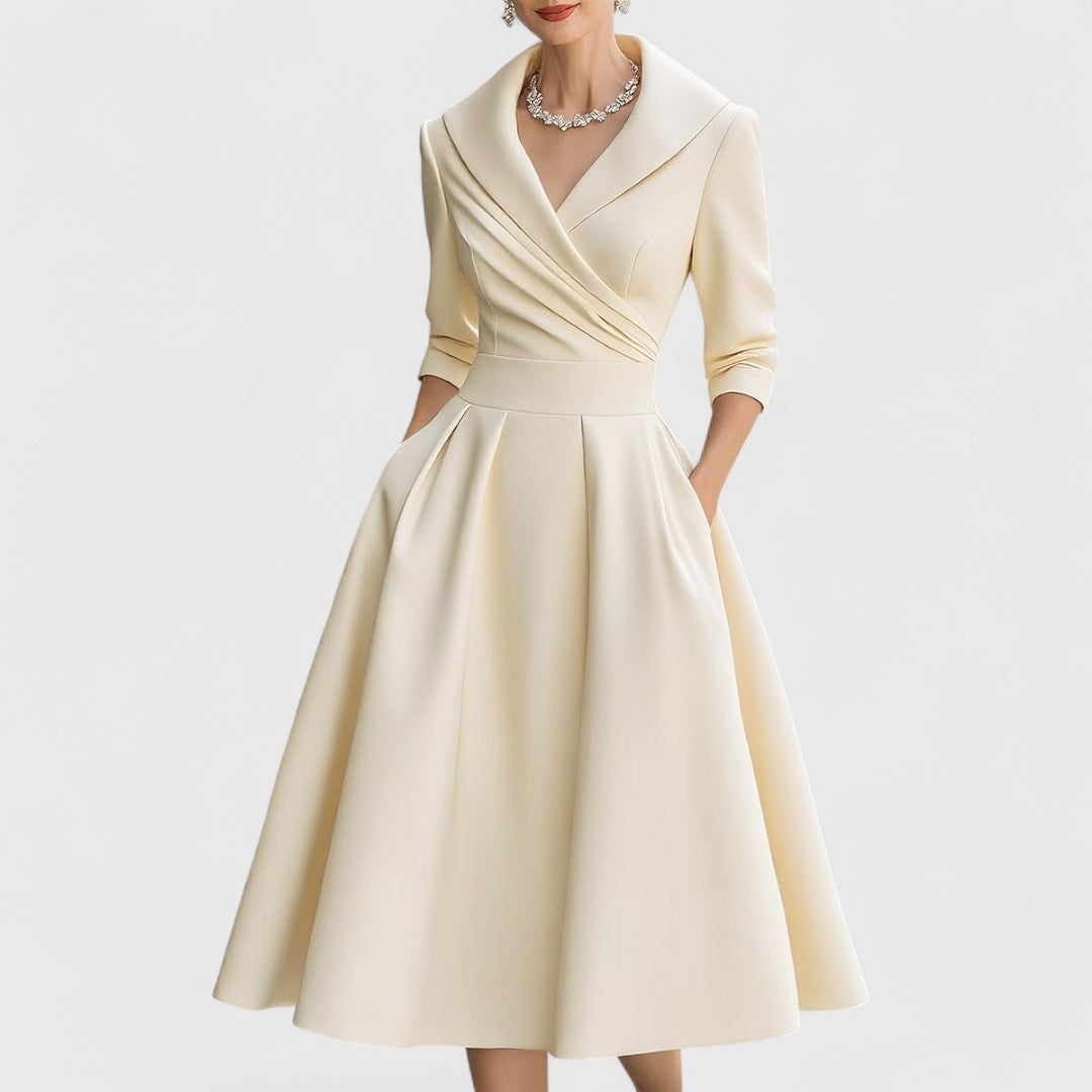Millie | Elegancka Sukienka Midi o Graceful Silhouette