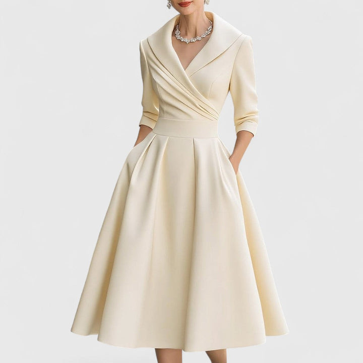 Millie | Elegancka Sukienka Midi o Graceful Silhouette