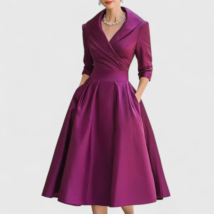 Millie | Elegancka Sukienka Midi o Graceful Silhouette