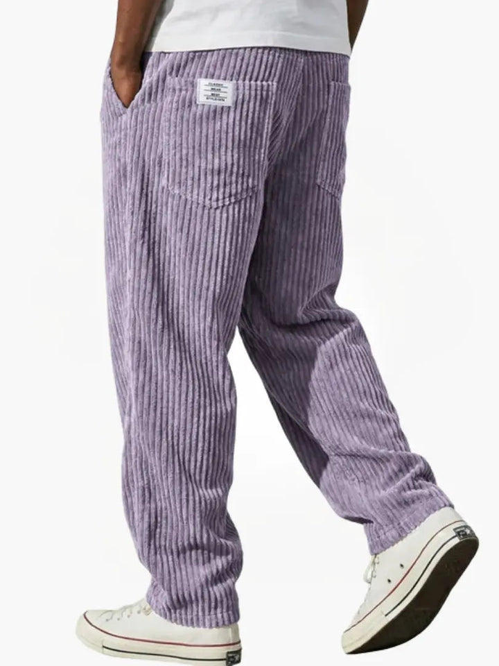 Baxter | Spodnie z Waleńskiego Weluru w Stylu Vintage