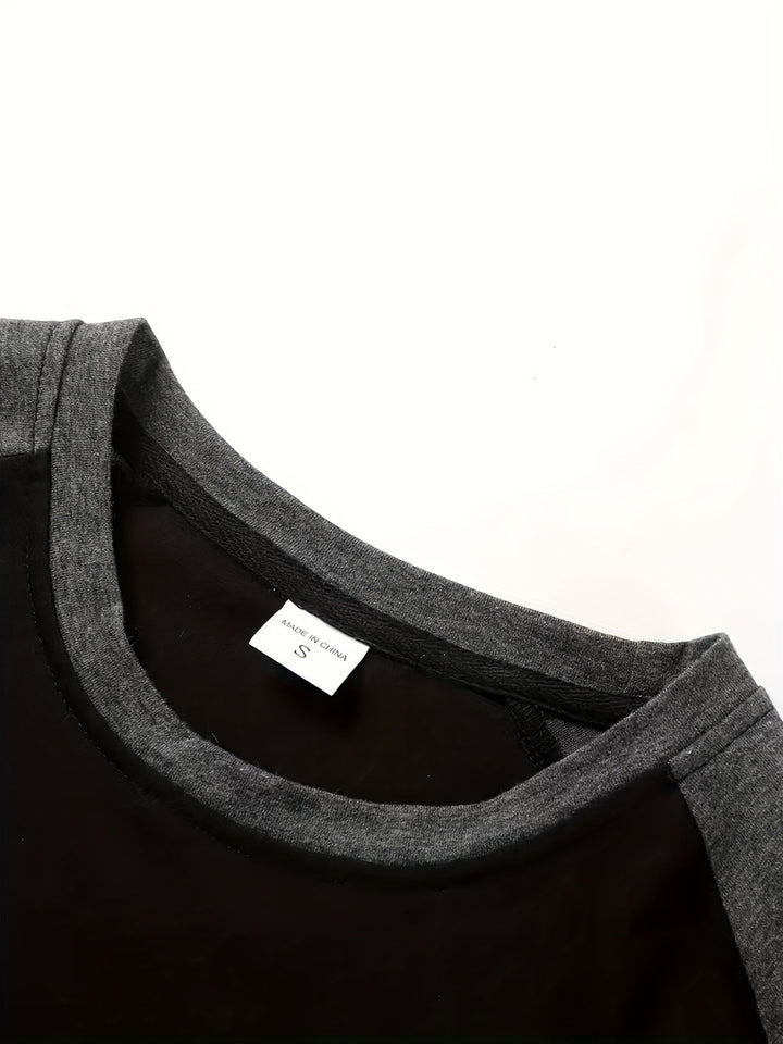 Roman | Dwukolorowa koszulka z długim rękawem typu raglan