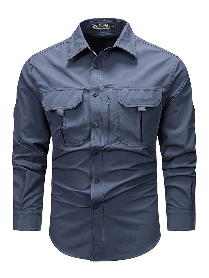 Hollis | Utility Long-Sleeve Cargo Shirt
