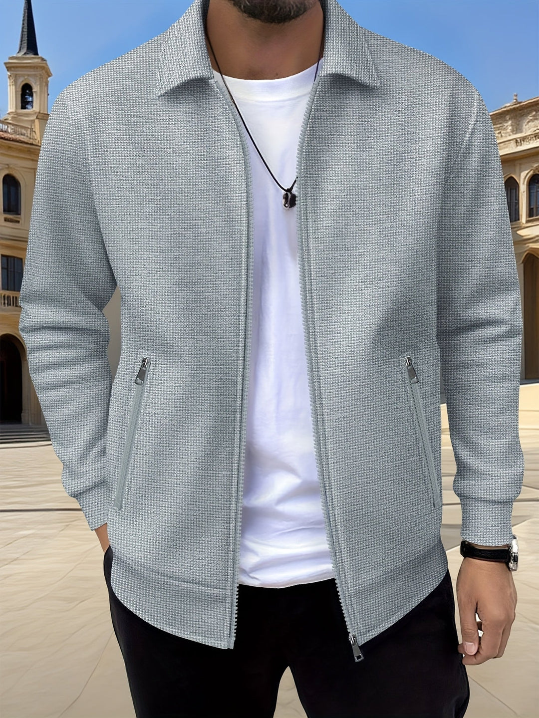 Gerard | Elegancka Kurtka Teksturowana