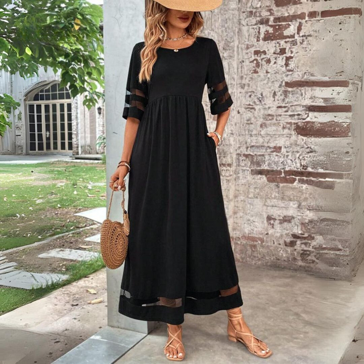 Seraphina | Elegancka, zwiewna sukienka maxi