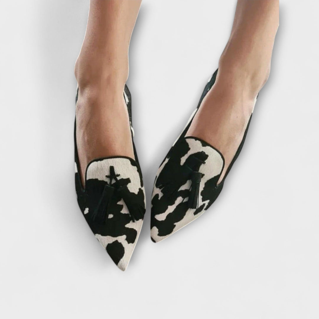 Julia | Eleganckie Mokasyny Slip-On z Frędzlami
