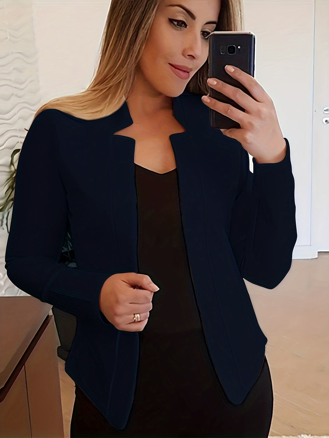 Corinne | Luźna kurtka z otwartym przodem