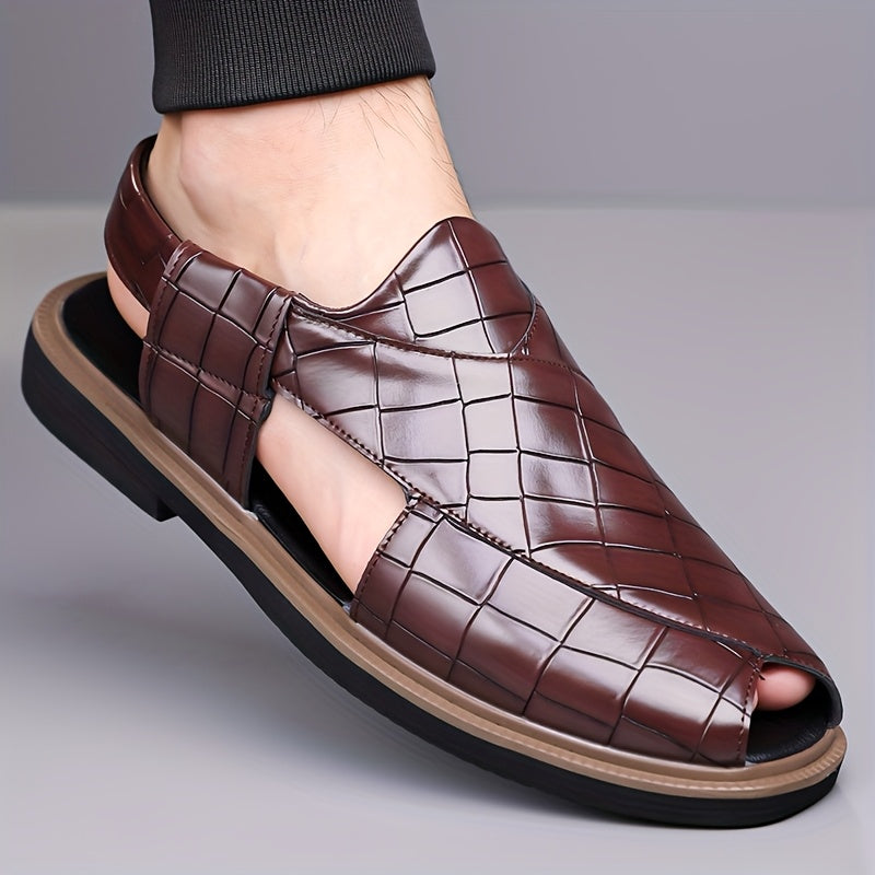 Nathaniel | Klapki Slip-On z Efektem Wplecionym