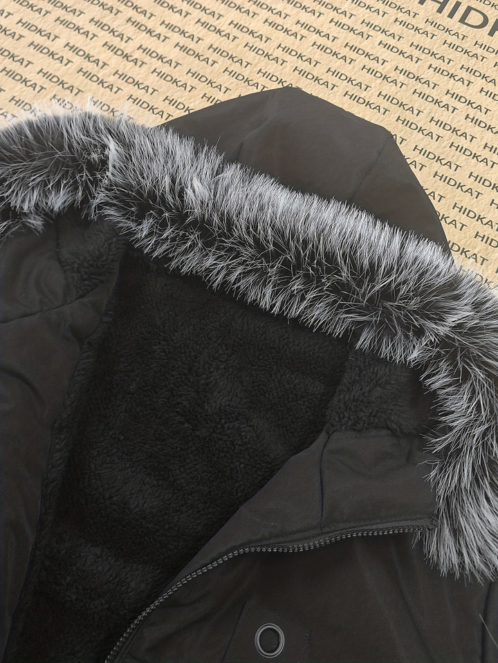 Gordon | Półdługa parka z kapturem