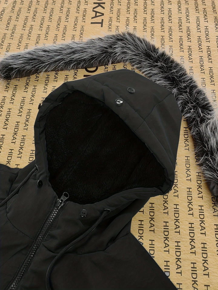 Gordon | Półdługa parka z kapturem