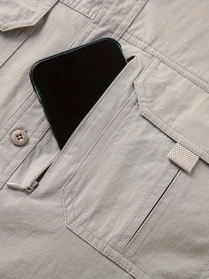 Hollis | Utility Long-Sleeve Cargo Shirt