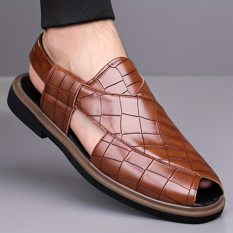 Nathaniel | Klapki Slip-On z Efektem Wplecionym