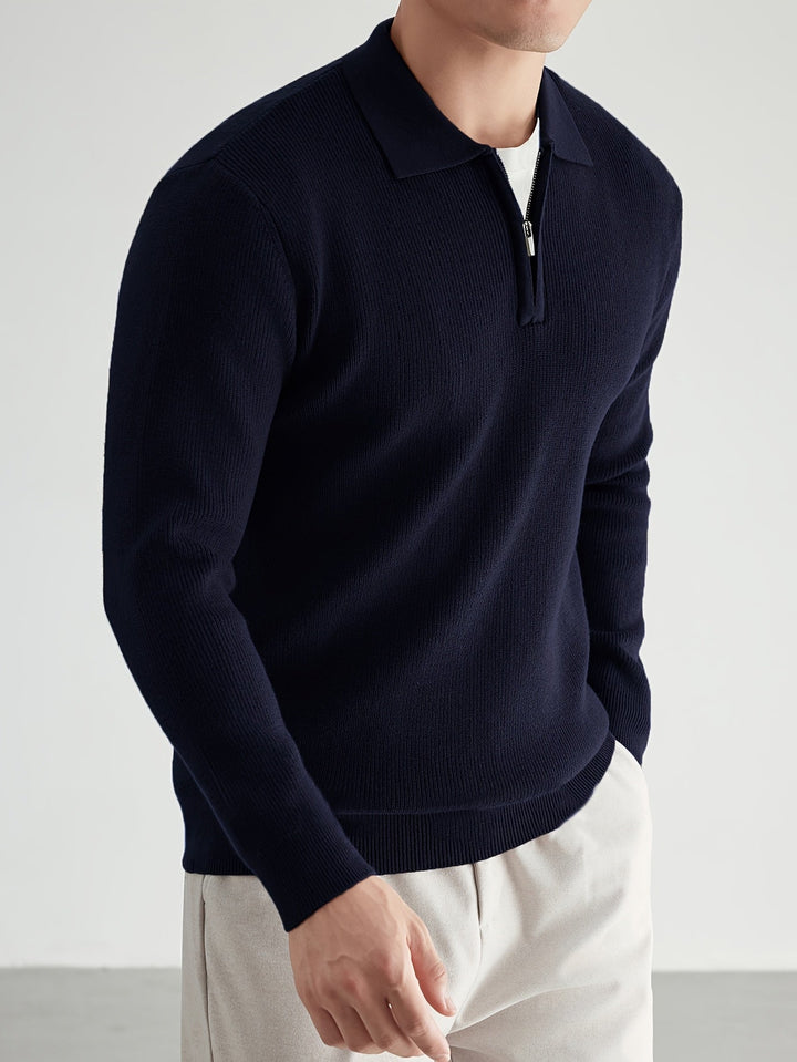 Douglas | Sweter Polo z Zamek 1/4