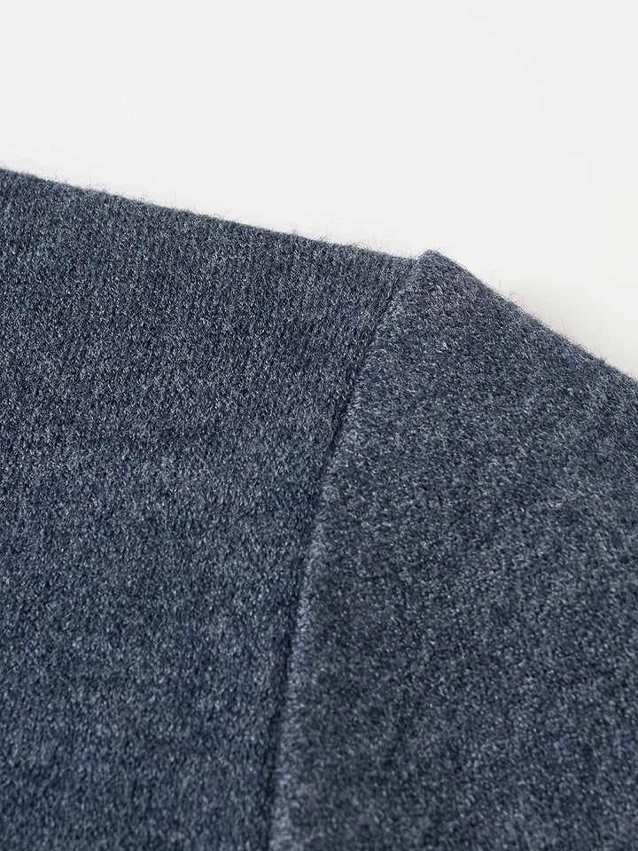 Ambrose | Sweter w paski z pół-zamkiem