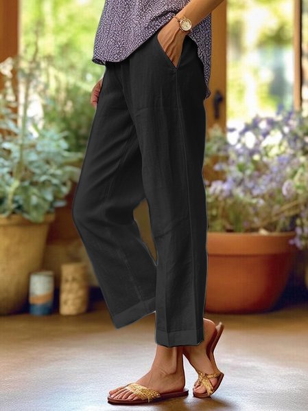 Milena | Spodnie Casual Proste