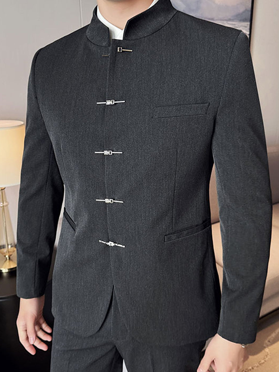 Reid | Elegancka marynarka z stójką