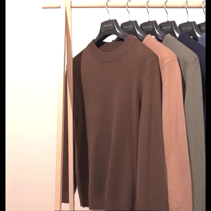 Reuben | Elegancki Sweter z Wyższym Kołnierzem