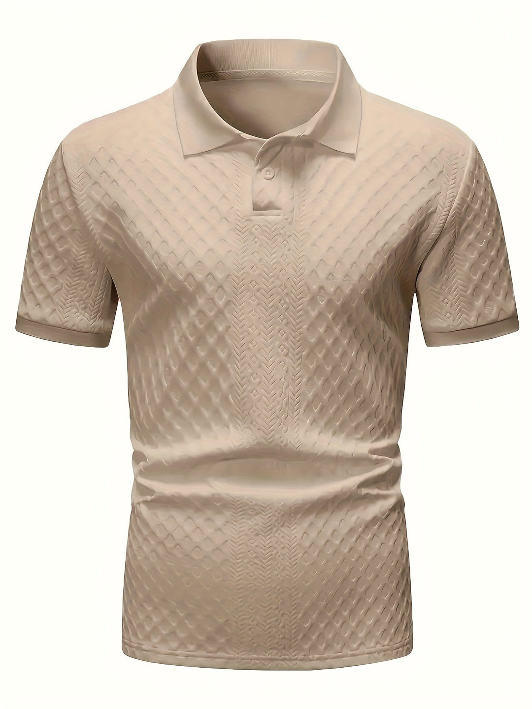 Harrington | Teksturowana koszulka polo do biura