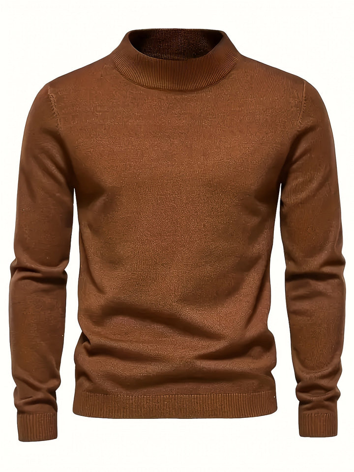 Reuben | Elegancki Sweter z Wyższym Kołnierzem