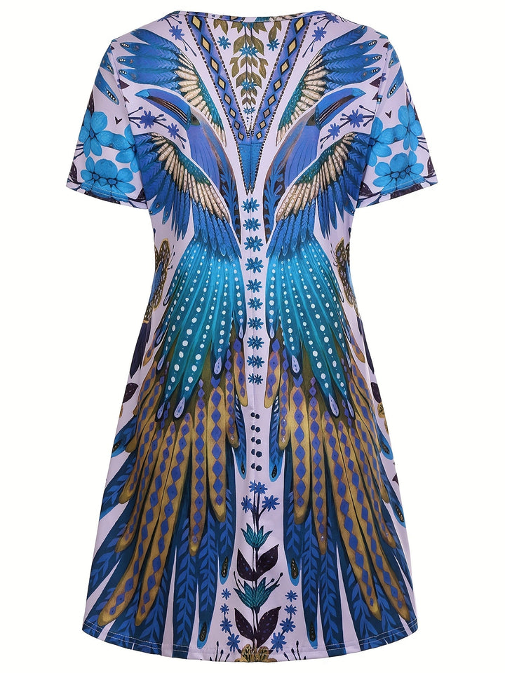 Willa | Sukienka A-Linie w Boho Wzór