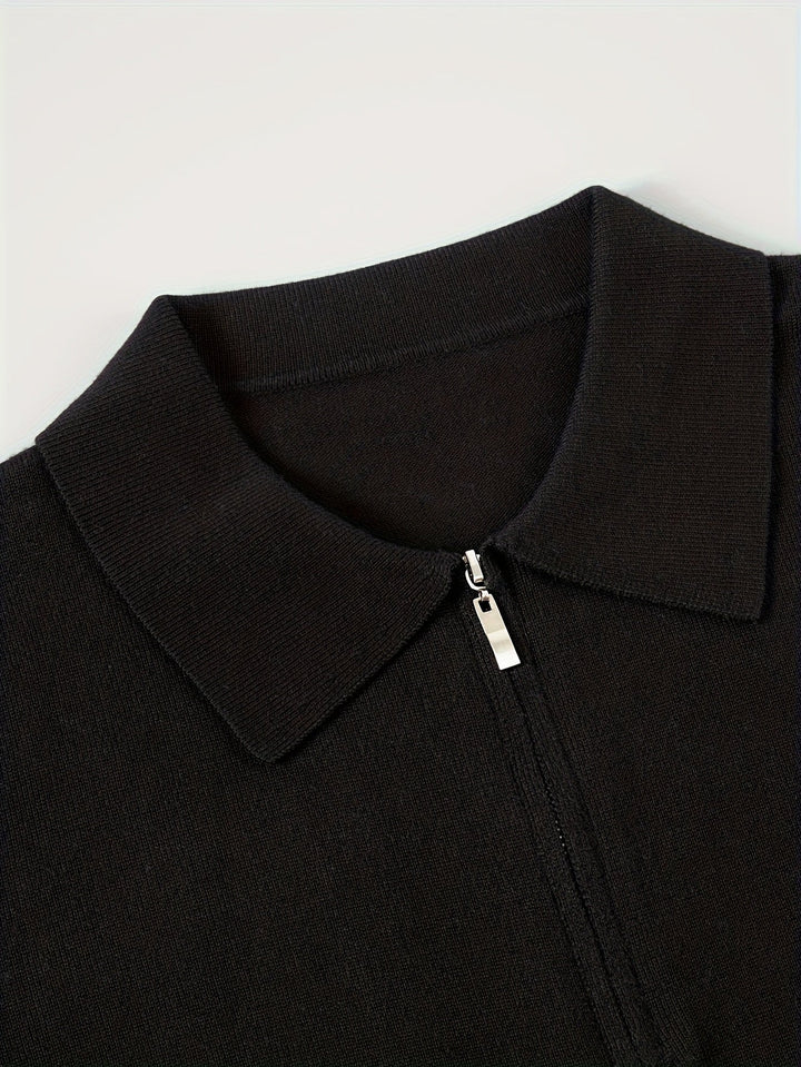 Douglas | Sweter Polo z Zamek 1/4