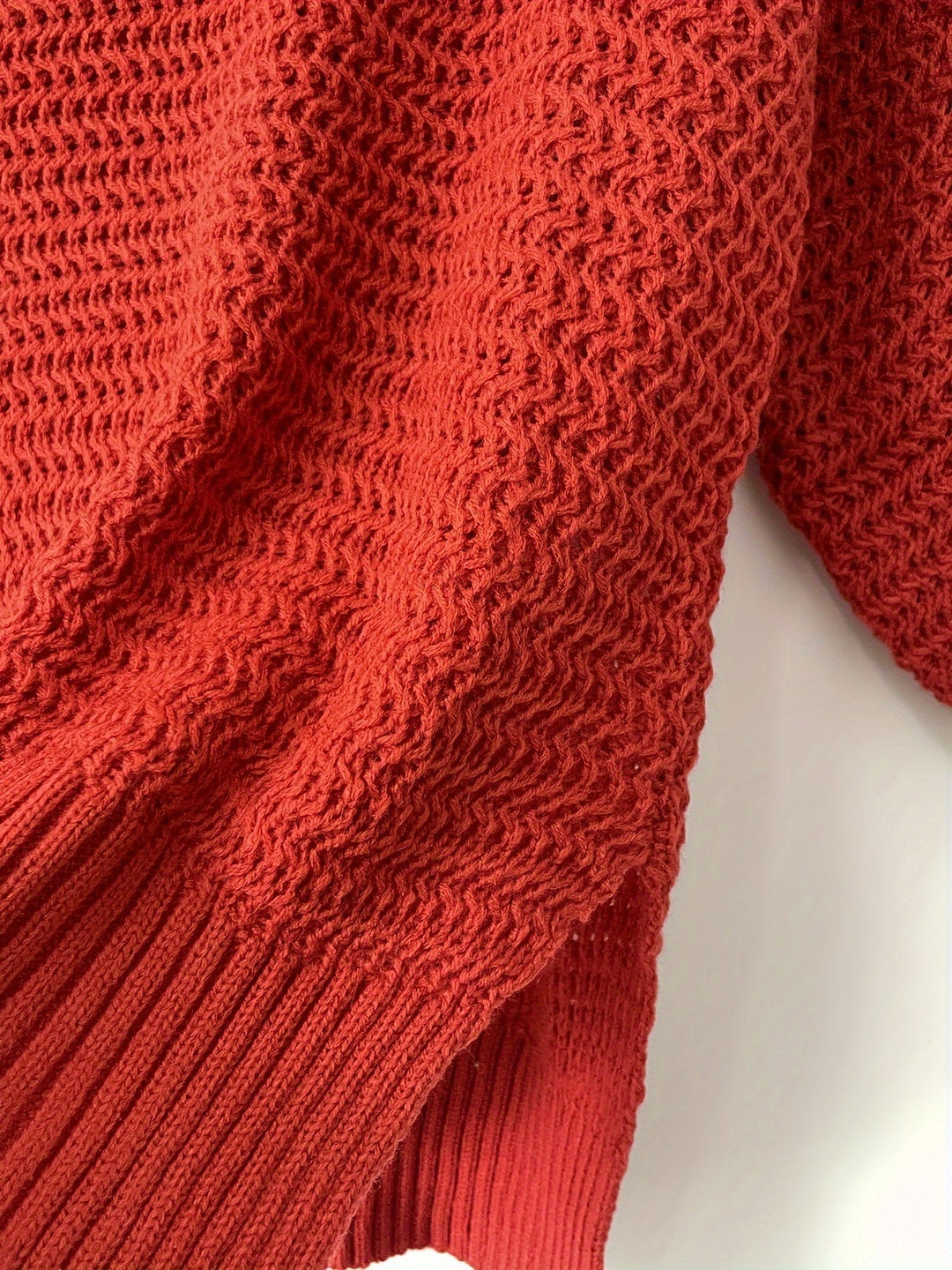 Faye | Teksturowany Sweter z Wysokim Kołnierzem
