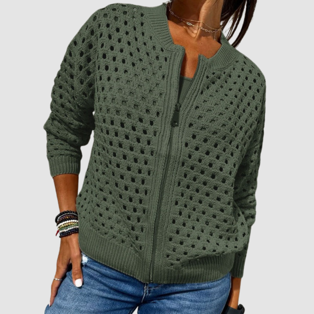 Phaedra | Premium Sweter z Dziurkami