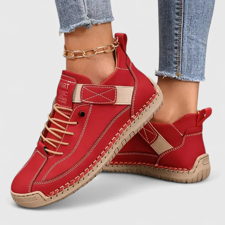 Harleigh | Sneakersy z ortopedycznym paskiem
