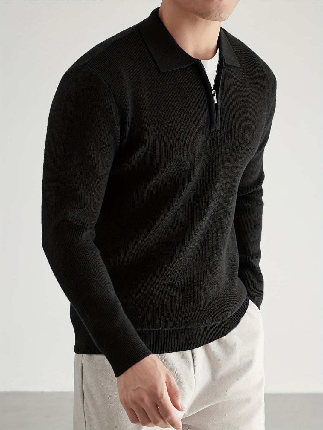 Douglas | Sweter Polo z Zamek 1/4