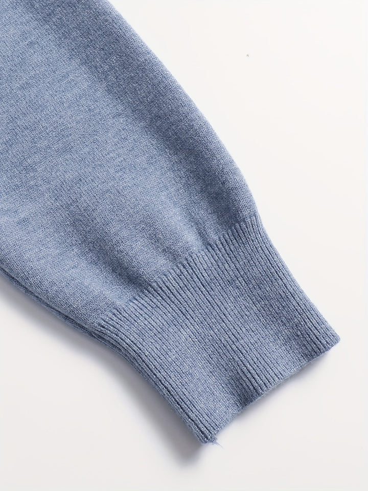 Tobias | Elegancki Sweter z Wysokim Kołnierzem
