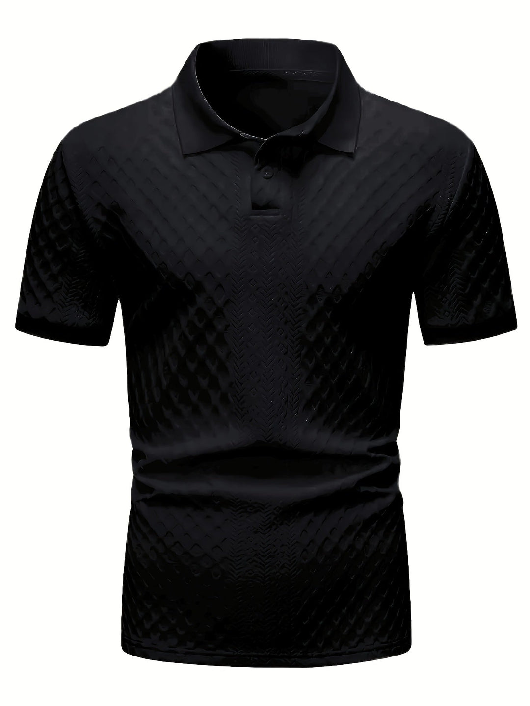 Harrington | Teksturowana koszulka polo do biura