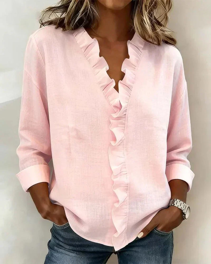 Althea | Lekka Bluzka z Dekoltem w Serek