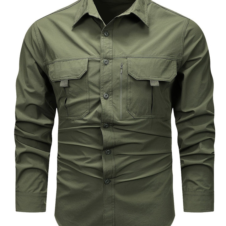 Hollis | Utility Long-Sleeve Cargo Shirt